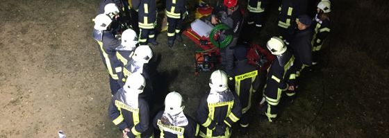 Holmatro schult Grünbacher Kameraden