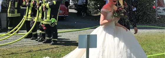 Ortswehrleiter Muldenberg heiratet