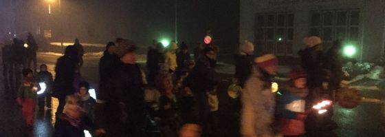 Martinsumzug in Grünbach