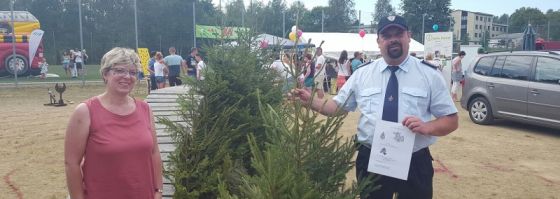 Grünbacher Kamerad gewinnt Hammerweitwurf in Hammerbrücke