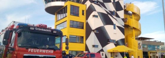 Grünbacher Feuerwehr im Einsatz am Sachsenring