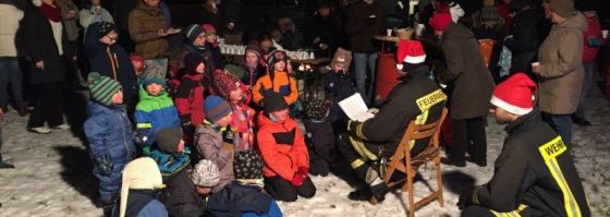 23. Tür des Grünbacher Adventskalender geöffent